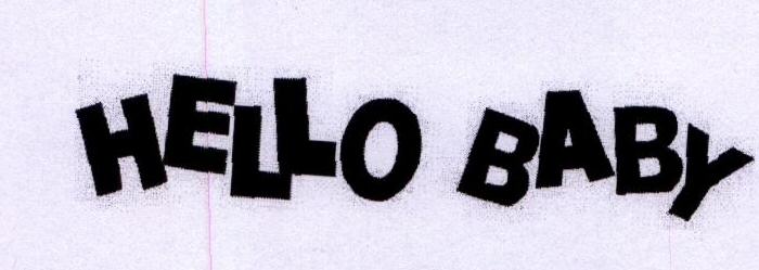 Hello Baby With Device Device mark 1603437 Trademark