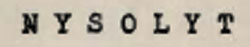 Nysolyt Device mark 472099 Trademark