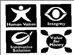 Human Values, Integrity, Innovative Solution, Value For Money Device mark 813372 Trademark