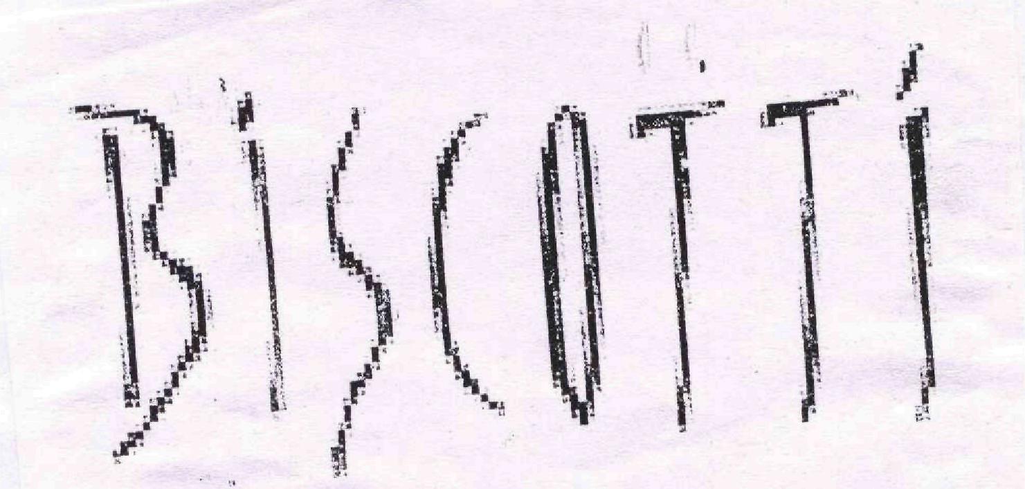 Biscotti (device) Device mark 1723508 Trademark