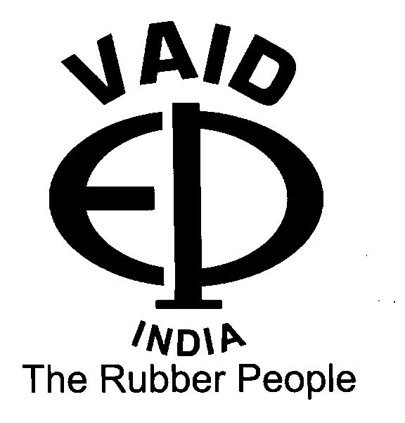 V A I D Ep India The Rubber People (label) Device mark 1419394 Trademark