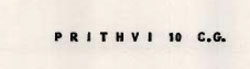 Prithvi 10 C.g. Device mark 797280 Trademark