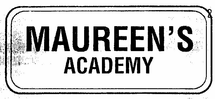 Maureen's Academy (label) Device mark 1474166 Trademark