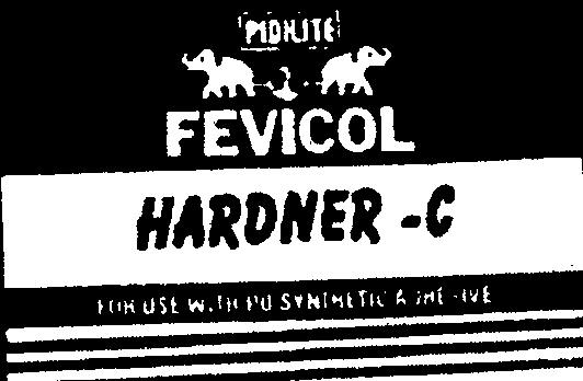 Fevicol Hardner-c (elephant Device) Device mark 847676 Trademark