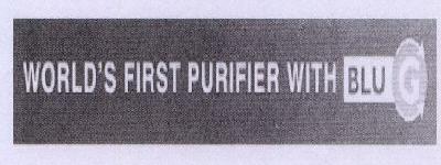 World S First Purifier With Blu G With Device Device mark 1634118 Trademark