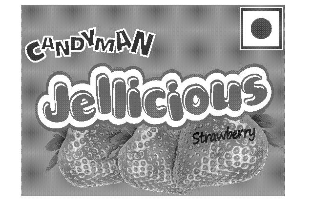 Candyman Jellicious Strawberry Device mark 2599957 Trademark