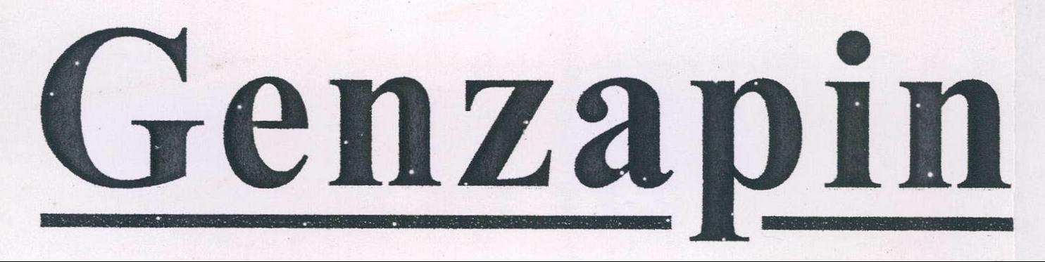 Genzapin Device mark 2052532 Trademark