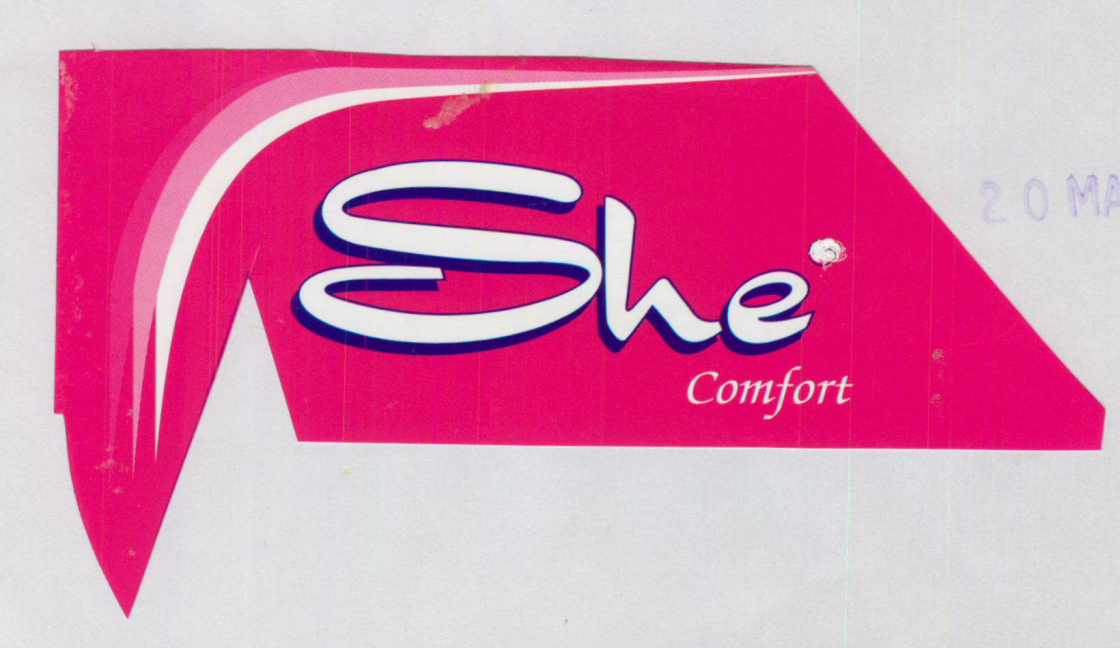 She Comfort(label) Device mark 1431426 Trademark