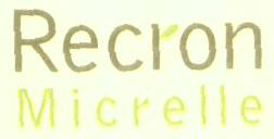 Recron Micrelle (device Of Leaf) Device mark 1621937 Trademark