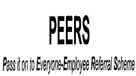 Peers Pass It On To Everyone-employee Referral Scheme Device mark 1913898 Trademark