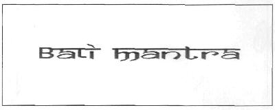 Bali Mantra Device mark 2954636 Trademark