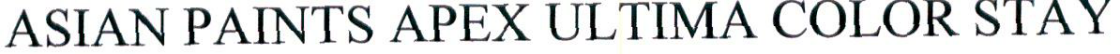 Asian Paints Apex Ultima Color Stay Device mark 1902541 Trademark