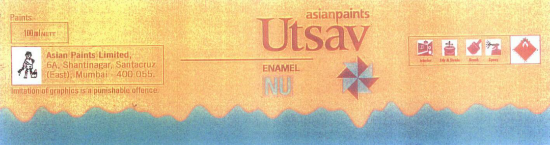 Utsav Enamel (label) Device mark 1670416 Trademark