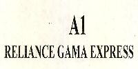 A1 Reliance Gama Express Device mark 1450733 Trademark