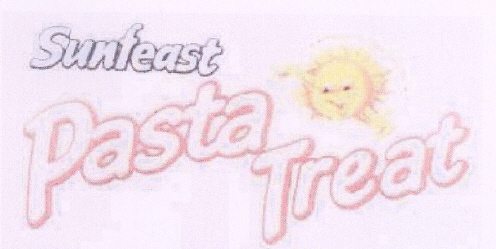 Sunfeast Pasta Treat (label) Device mark 1374597 Trademark