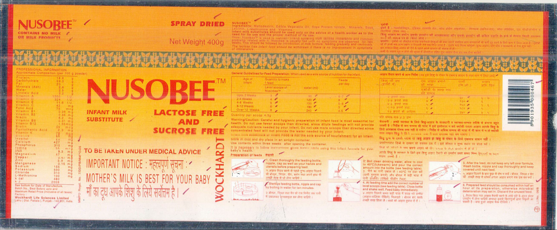Nusobee (label) Device mark 1061301 Trademark