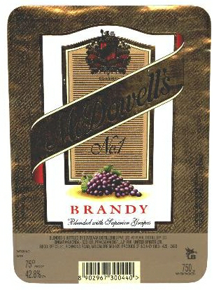 Mcdowell"s Device mark 1627061 Trademark