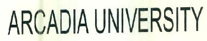 Arcadia University Device mark 2828149 Trademark