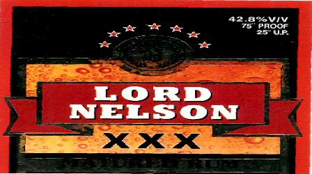 Lord Nelson Xxx Matured Rum With Label Device mark 1413324 Trademark