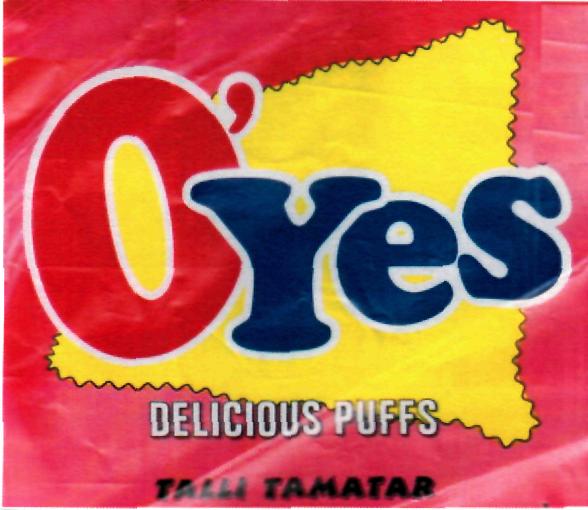 Oyes Delicious Puffs Talli Tamatar (label) Device mark 2308382 Trademark