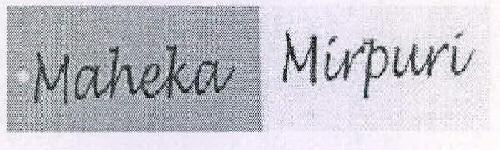 Maheka Mirpuri Device mark 2288994 Trademark