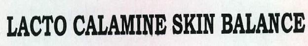Lacto Calamine Skin Balance Device mark 2321741 Trademark