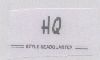 H Q Style Headquarter (label) Device mark 1547382 Trademark