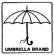 Umbrella Brand (device Of Umbrella) Device mark 440099 Trademark