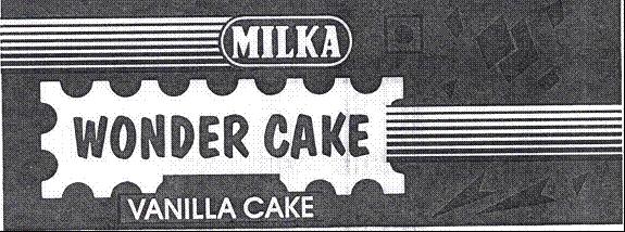 Milka Wonder Cake (label) Device mark 1583671 Trademark
