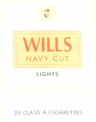 Wills Navy Cut Lights ( Label) Device mark 1414486 Trademark