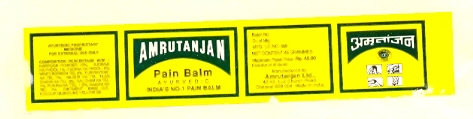 Amrutanjan Pain Balm (device) Device mark 854188 Trademark