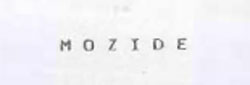 Mozide Device mark 990328 Trademark