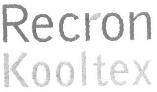 Recron Kooltex (label) Device mark 1621980 Trademark