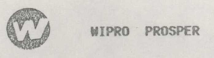 Wipro Prosper Device mark 758706 Trademark