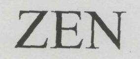 Zen Device mark 1721581 Trademark