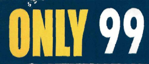 Only 99 (label) Device mark 2214570 Trademark