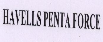 Hevells Penta Force Device mark 1663746 Trademark