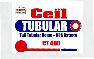 Exide Ceil Tubular Ct 400(label) Device mark 2564052 Trademark