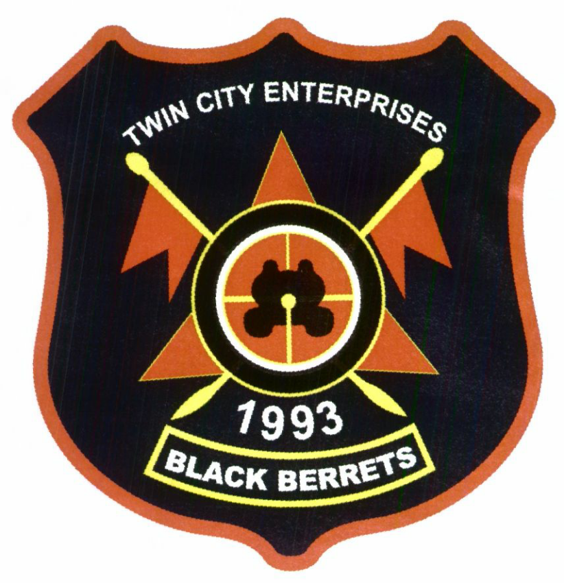 1993 Black Berrets Twin City Enterprises (label) Device mark 1550915 Trademark
