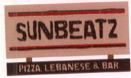 Sunbeatz Pizza Lebanese & Bar Device mark 2770094 Trademark