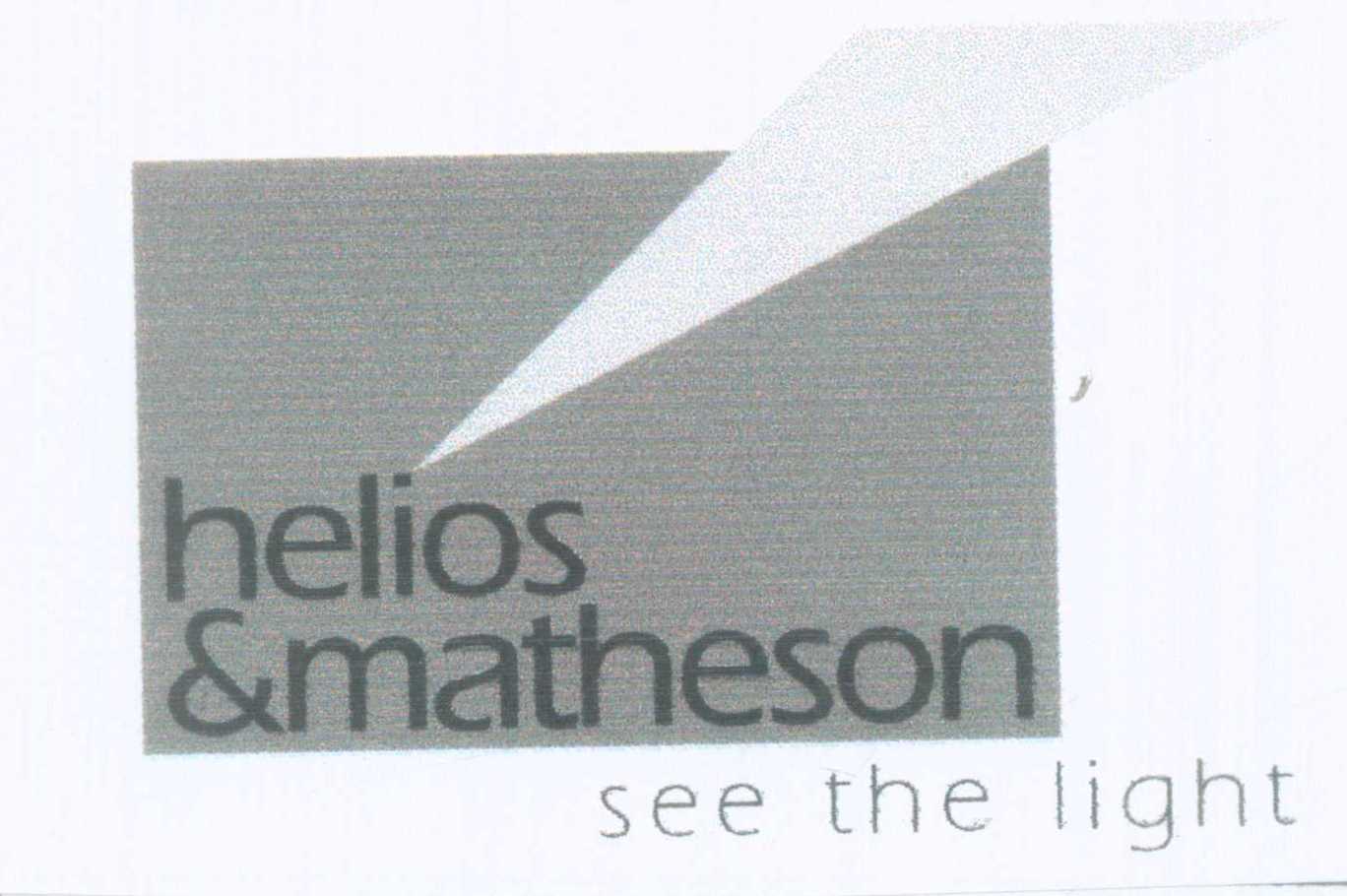 Helios And Matheson ( Device - Light ) (label) Device mark 1107586 Trademark