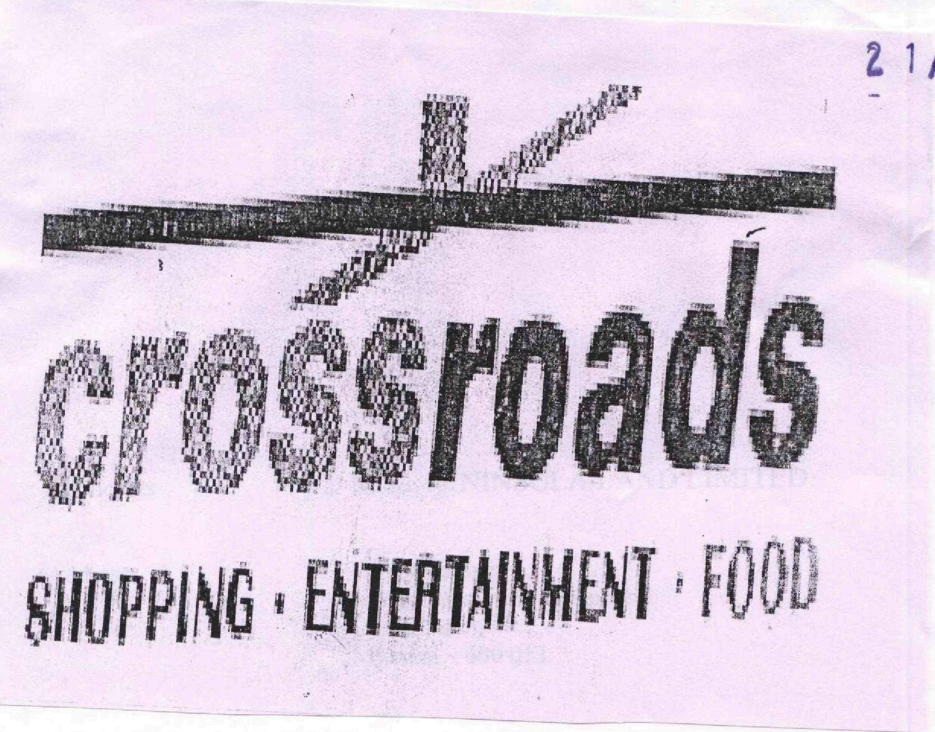 Crossroads (label) Device mark 1723492 Trademark