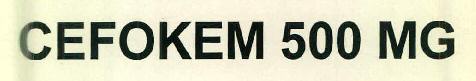 Cefokem 500 Mg Device mark 2639617 Trademark