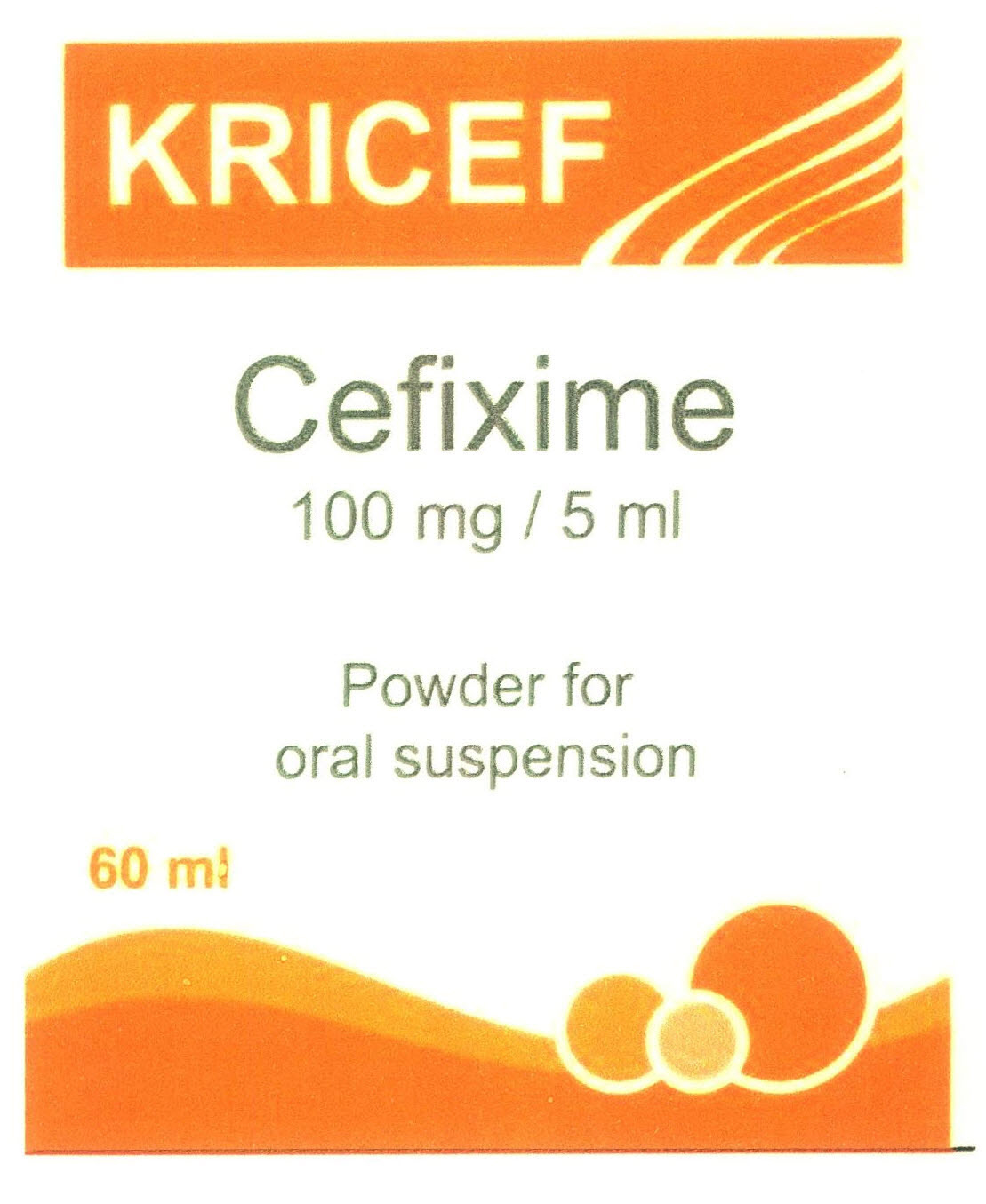 Kricef Cefixime Device mark 2908762 Trademark