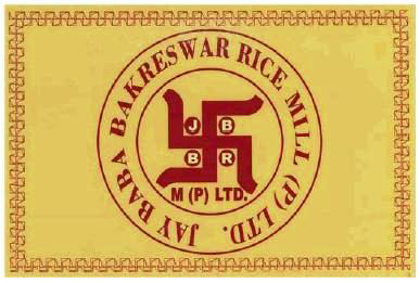 Jay Baba Bakreswar Rice Mill (p)ltd, Device Of Swastik And J.b.b.r. M(p) Ltd. Written On It (label) Device mark 1473262 Trademark