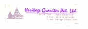 Heritage Granites Pvt. Ltd. Temple (device) Device mark 1246610 Trademark