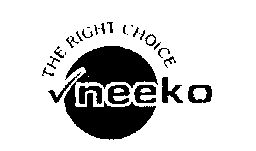 The Right Choice Neeko With Label Device mark 1423753 Trademark