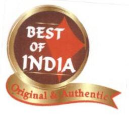 Best Of India (label) Device mark 1638870 Trademark