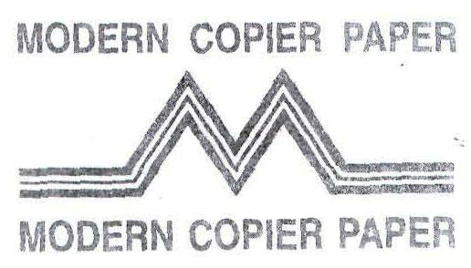 Modern Copier Paper (with Device) Device mark 2022703 Trademark