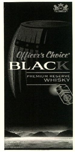 Officer's Choice Black Premium Reserve Whisky Device mark 2739304 Trademark